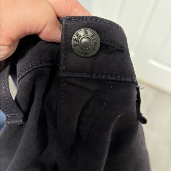 Rag & Bone The Legging Skinny Stretch Jeans in Dark Eggplant - Picture 7 of 7